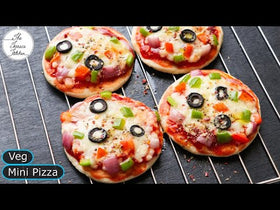 Mini pizza vegetables (14Pcs) ميني بيتزا بالخضروات