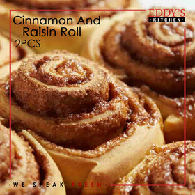 Cinnamon & Raisin Roll(2pcs)  سينابون رول بالزبيب