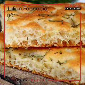 Italian Focaccia  (1Pc) خبز الفوكاشيا الإيطالي